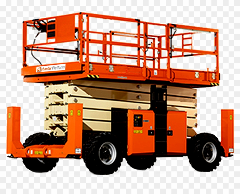 18m Diesel Scissor Lift - Fire Apparatus Clipart #4027734
