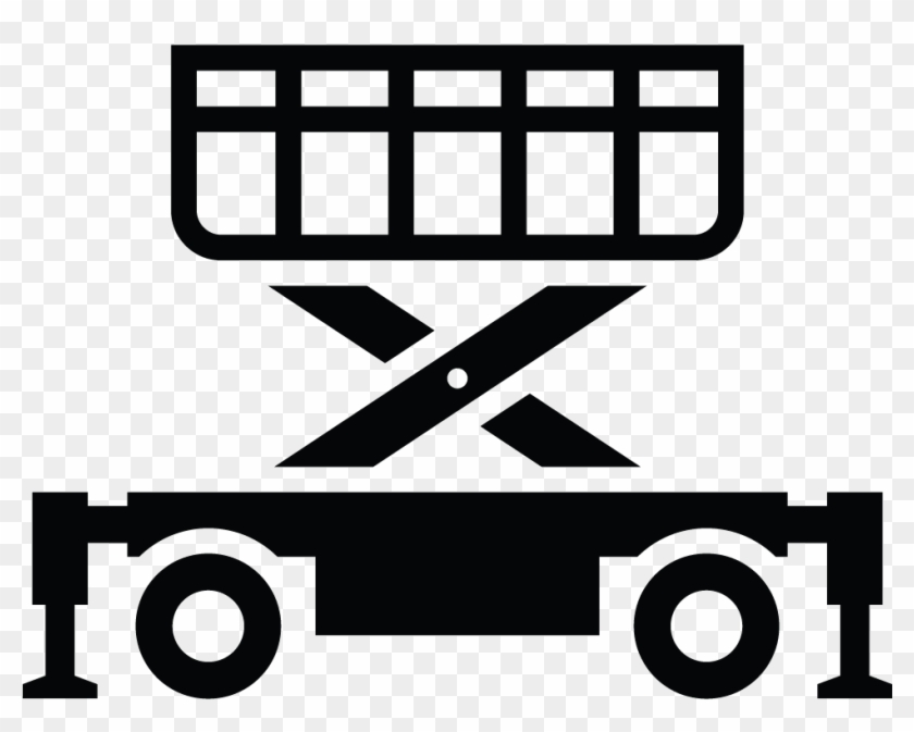Personnel Scissor - Scissor Lift Clip Art - Png Download #4027864