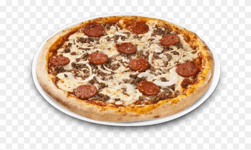 97 - Barbecue Chicken Tender Pizza Clipart #4028039