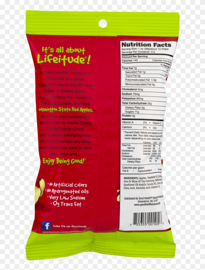 Good Health® Apple Chips, Original - Good Health Apple Chips Clipart