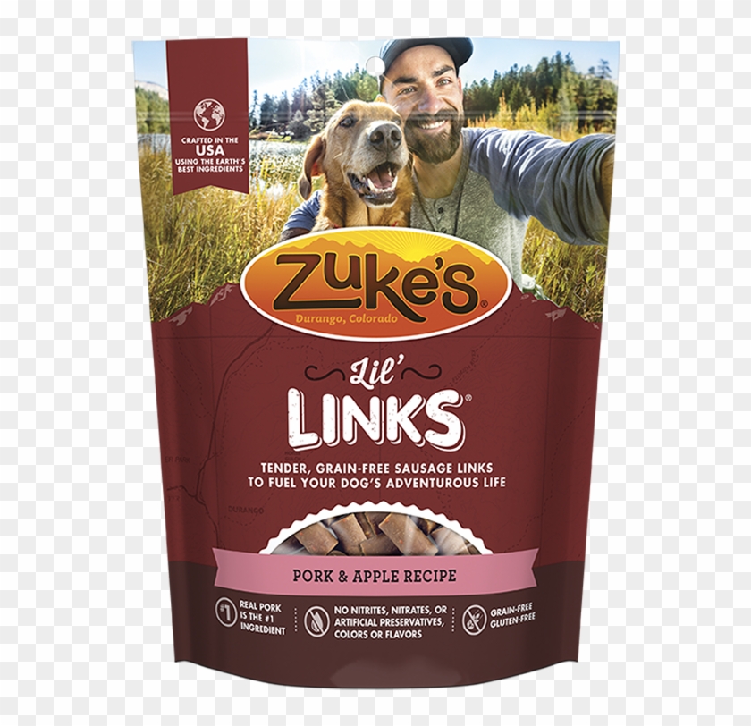 Zukes Lil' Links Grain Free Pork And Apple Recipe For - Zuke's Hip Action Chicken Clipart