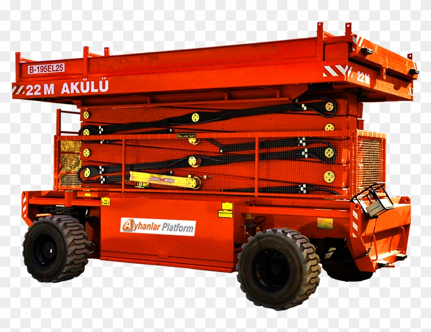 22m Battery-powered Scissor Lift - Toy Vehicle Clipart #4029040