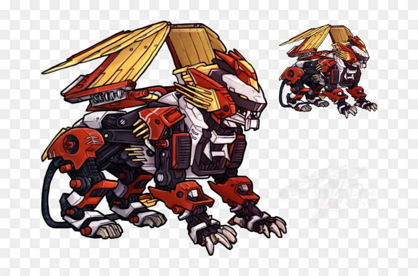Overlay Zero Liger Pheonix - Illustration Clipart