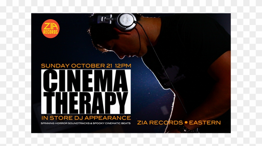 A Special All-vinyl Halloween Dj Set With Cinema Therapy - Exile Usa Clipart #4029527