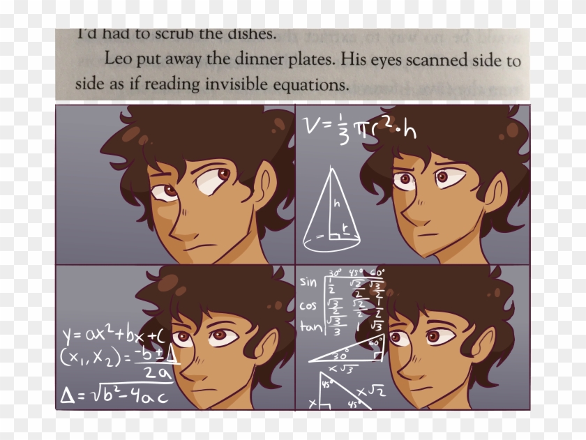 Struggling With Math Makes You Human, Not Stupid - Leo Valdez Percy Jackson Leo Memes Clipart