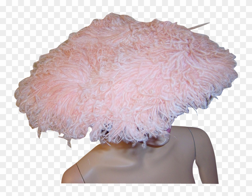 This Is A Wonderful, 1950's Vintage, Saucer-shaped - Lace Wig Clipart