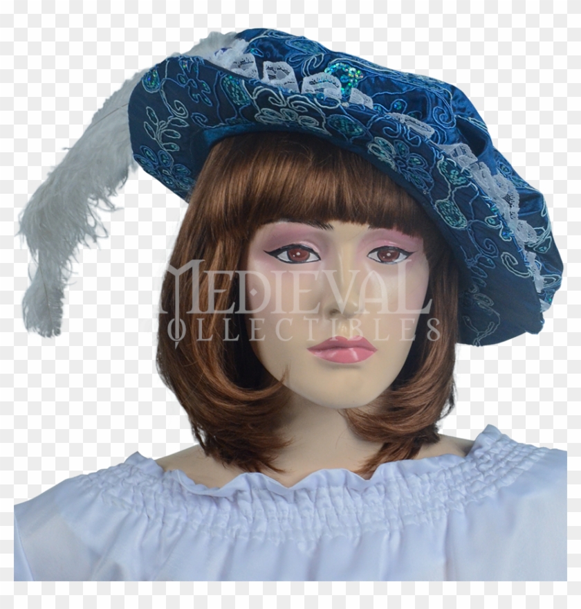 Ladies Renaissance Floppy Hat - Girl Clipart #4030272