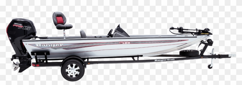 Previous - White Aluminum Ranger Boat Clipart #4030309