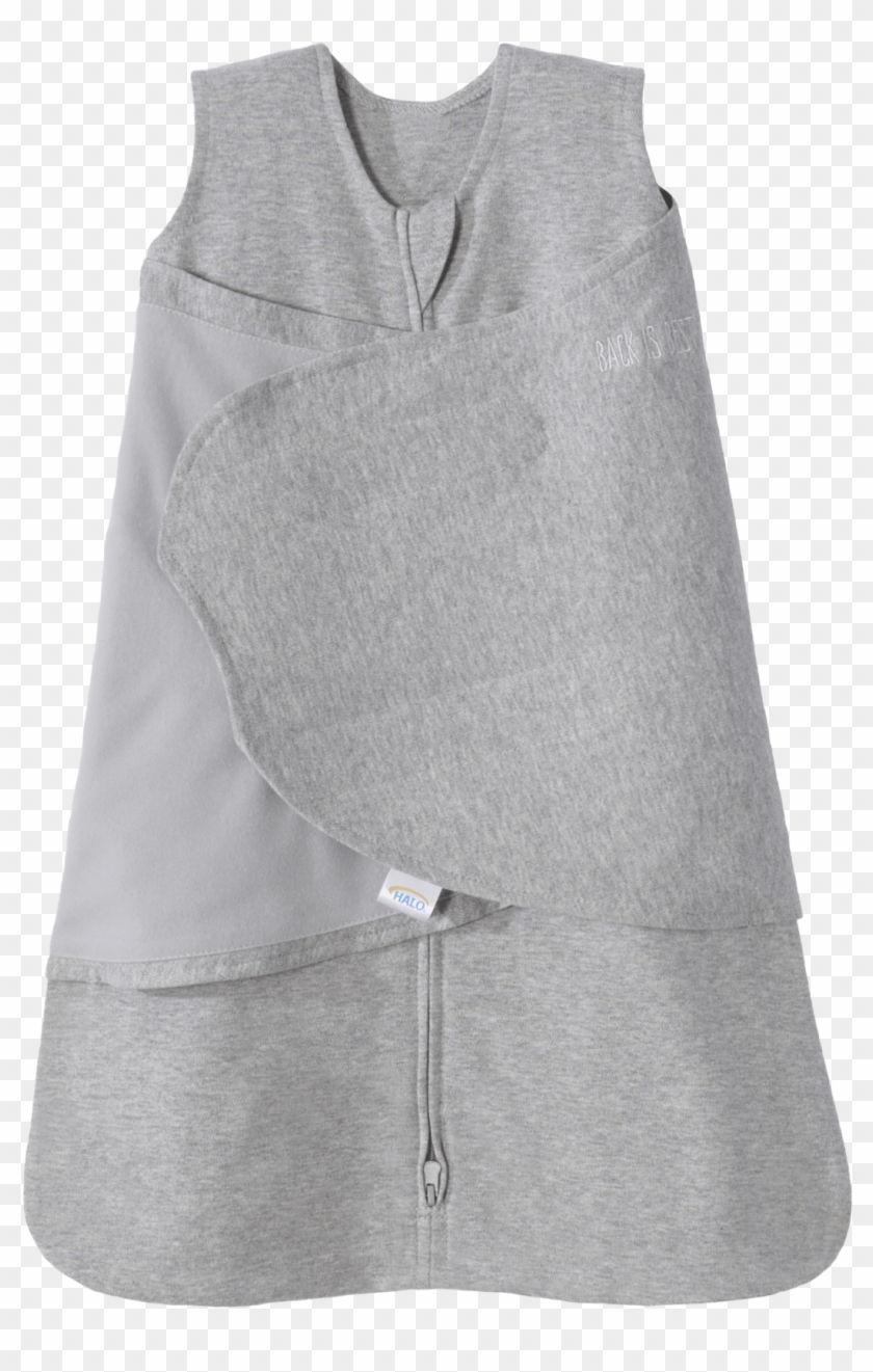 Halo Sleepsack Swaddle Cotton Heather Grey Small - Vest Clipart #4030834