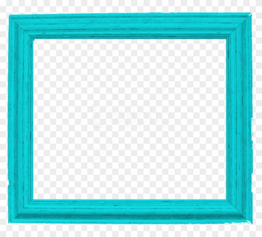 Free Png Teal Border Frame Png Pic Png - Picture Frame Clipart