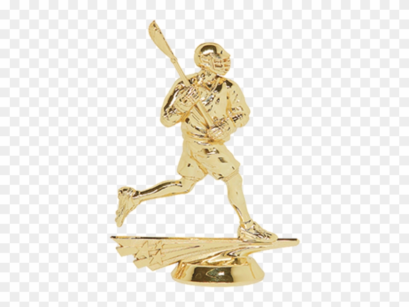 T101 5" Lacrosse Figure On Base Trophy - Skateboarding Clipart