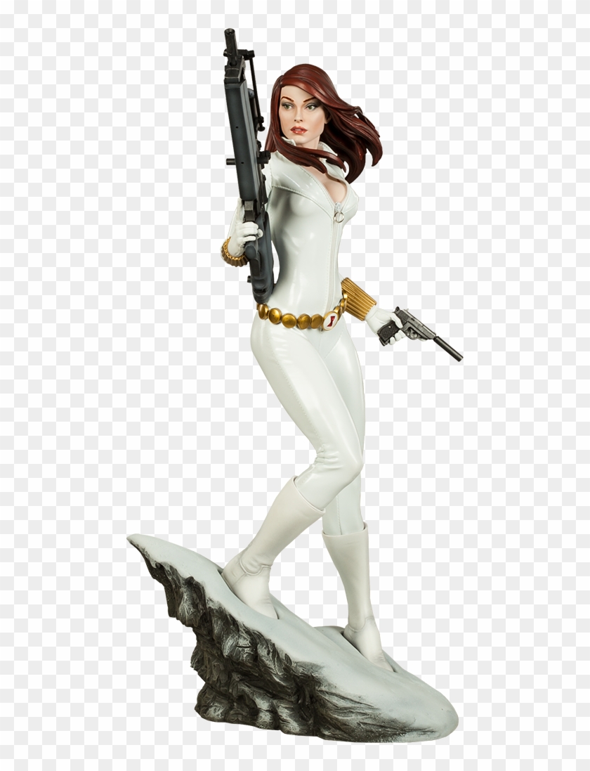 Natasha Romanova - White Black Widow Marvel Clipart #4031420