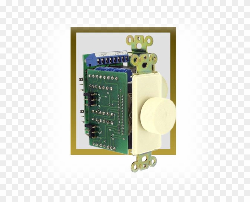 Ivory Decora Insert With Volume Knob 75 Watt - Light Switch Clipart #4031503