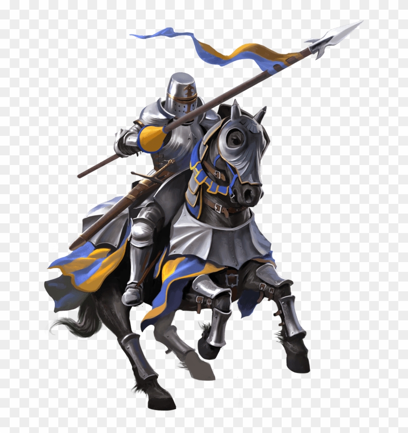 Lancer Horseman - Lancer Knight Clipart #4031620