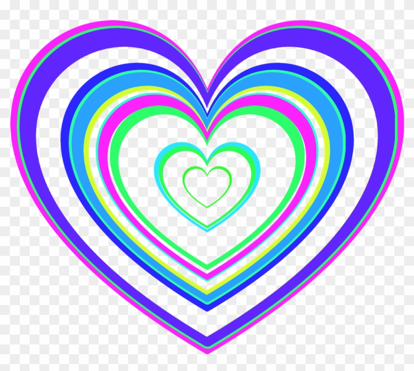 The Open Heart Brush Was Used Below, But I Changed - Heart Clipart