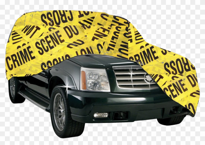 Caution Customized Hummer Cover - Criminal Aesthetic Clipart #4031995