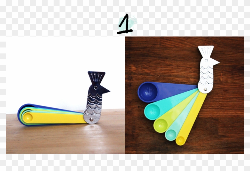 Peacock Measuring Spoons, Available Here - Peacock Measuring Spoons Clipart #4032416