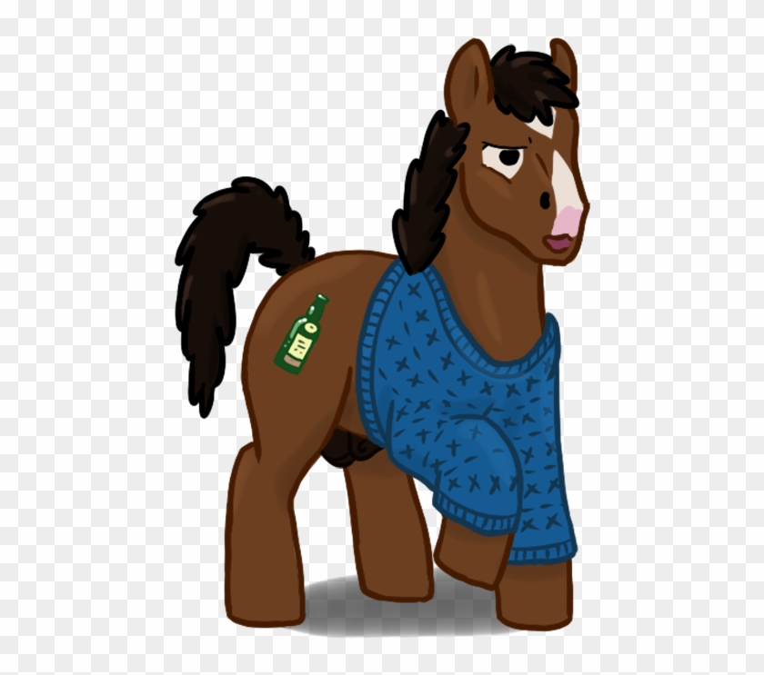 Orobas, Balls, Bojack Horseman, Explicit, Horsecock, - Cartoon Clipart #4032666