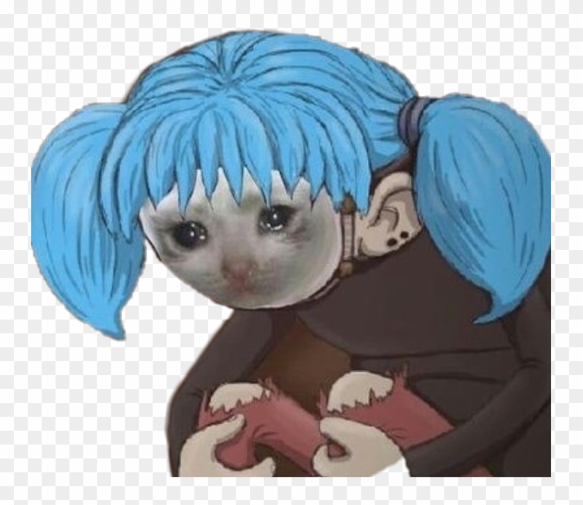 #sallyface #sal #sticker #cat #sad #meme - Sally Face Fake Eye Clipart