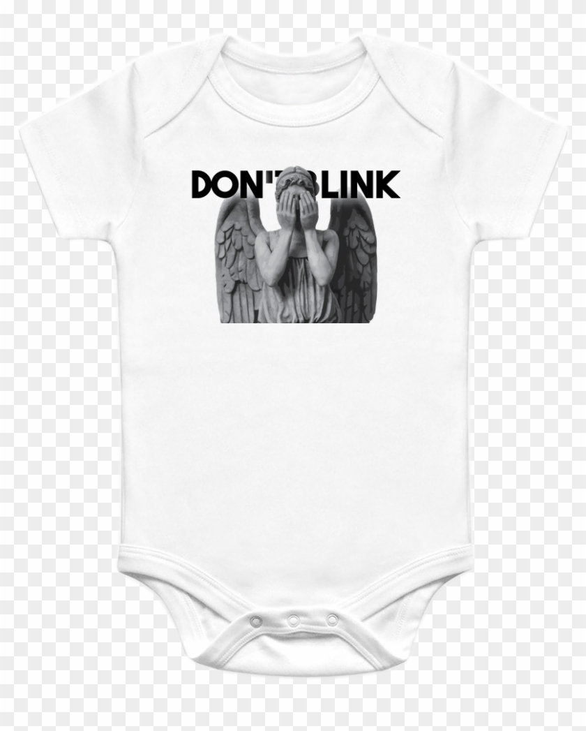 A Great Doctor Who Baby Onesie Featuring Don't Blink - Fictional Character Clipart #4033604