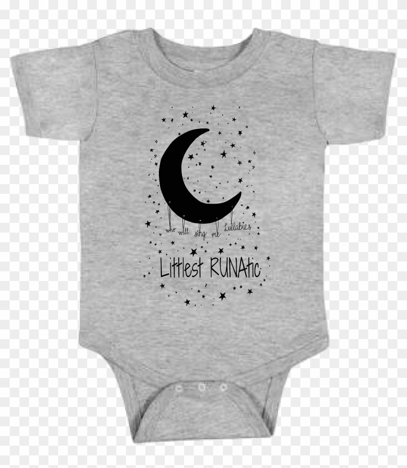 Infant Onesie - Moon Clipart #4033625