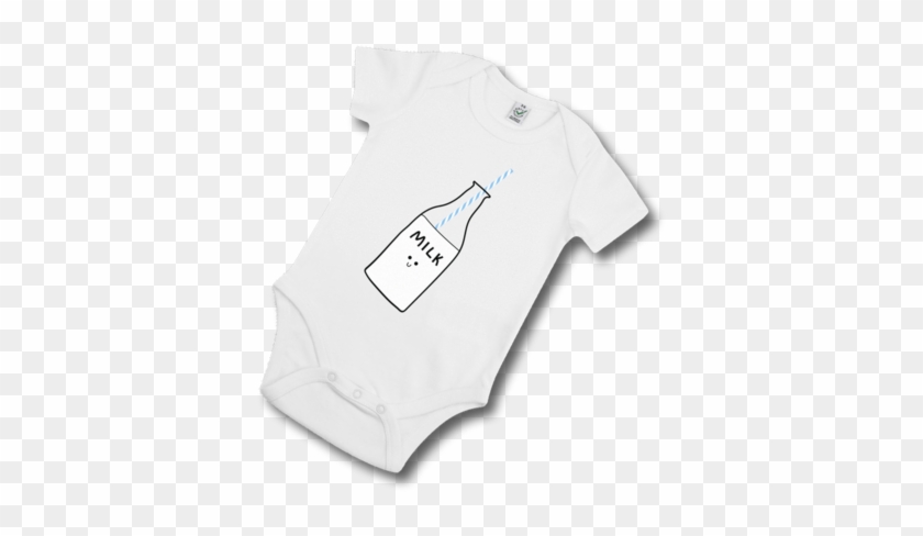 Baby Milk Bottle Onesie - Polo Shirt Clipart #4033762