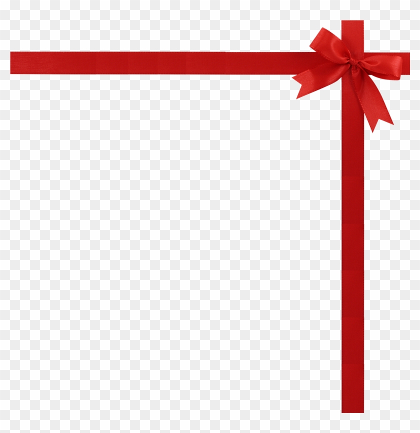 Deal Image - Red Ribbon Gift Wrap Clipart #4034127