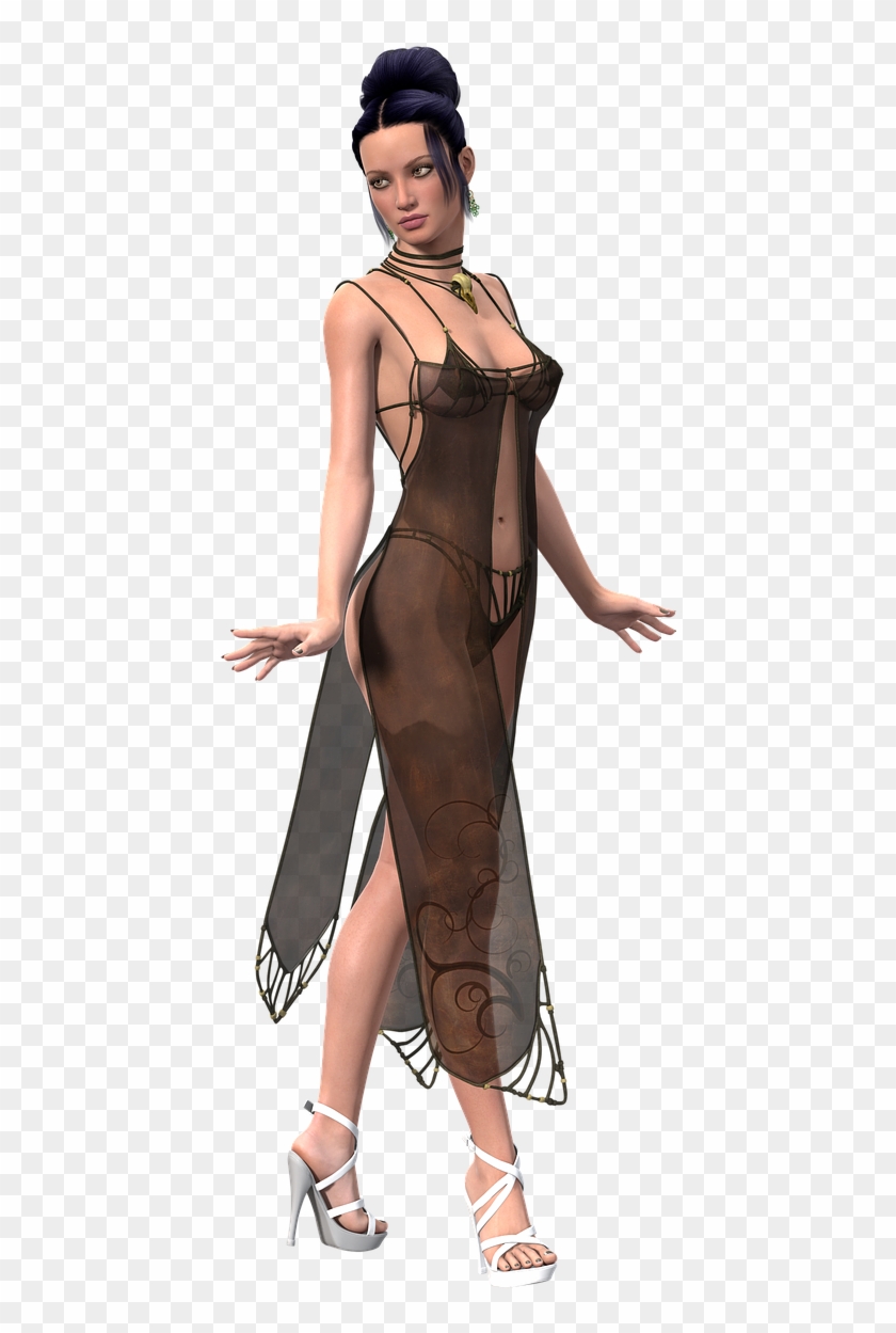 Woman Beautiful Hair Png Image - Illustration Clipart #4034165