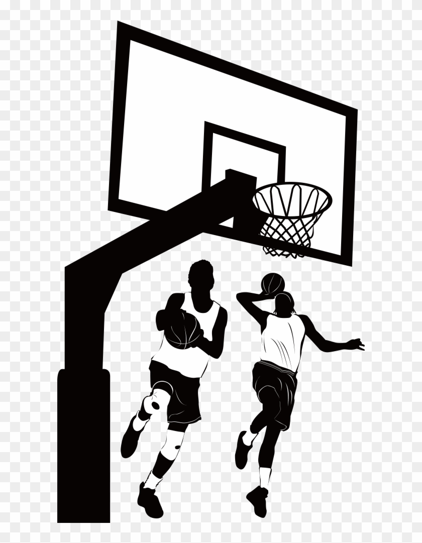 Image Picture Royalty Free Library Womens Clip Art - Playing Basketball Design - Png Download #4034421