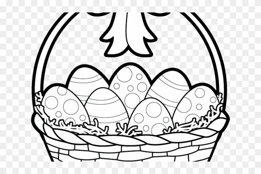 Drawn Free On Dumielauxepices Net Easter - Easter Eggs Clipart Black And White - Png Download