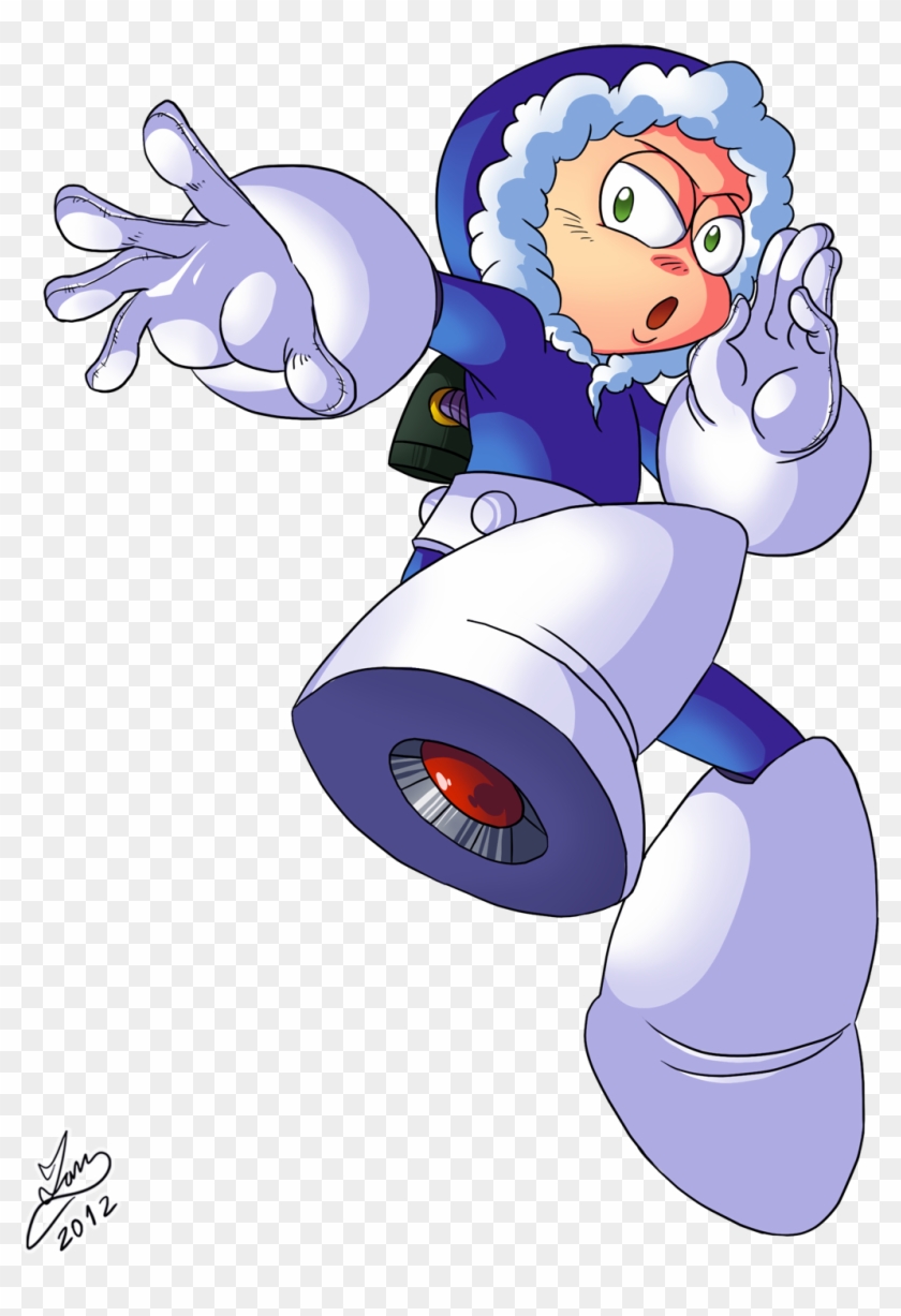 Ice Man Robot Master - Mega Man Iceman Fan Art Clipart