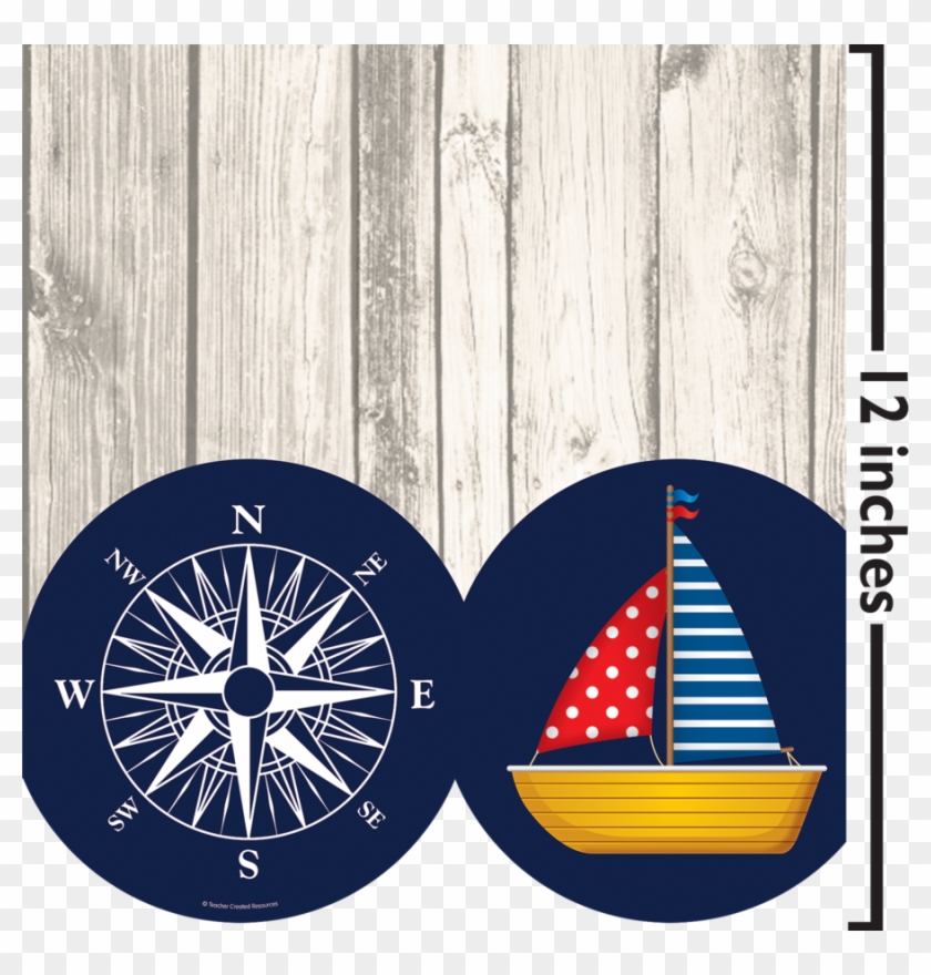 Tcr8982 Nautical Big Big Border Image - Sail Clipart