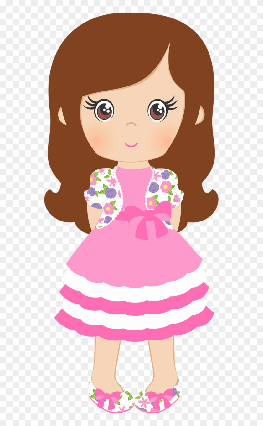 Spring Shabby Chic - Girl Clipart - Png Download