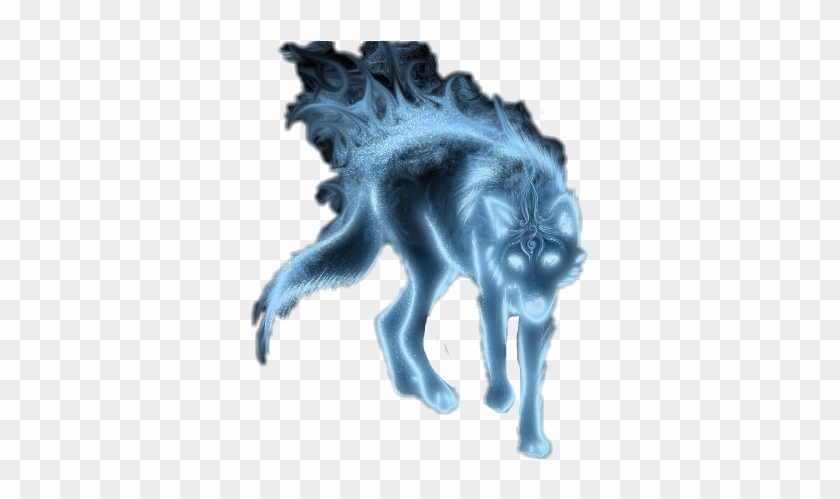 #patronus #harry Potter - Darkness Fox Clipart