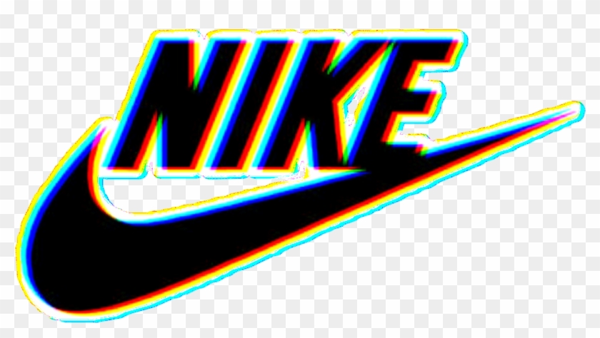 nike logo glitch