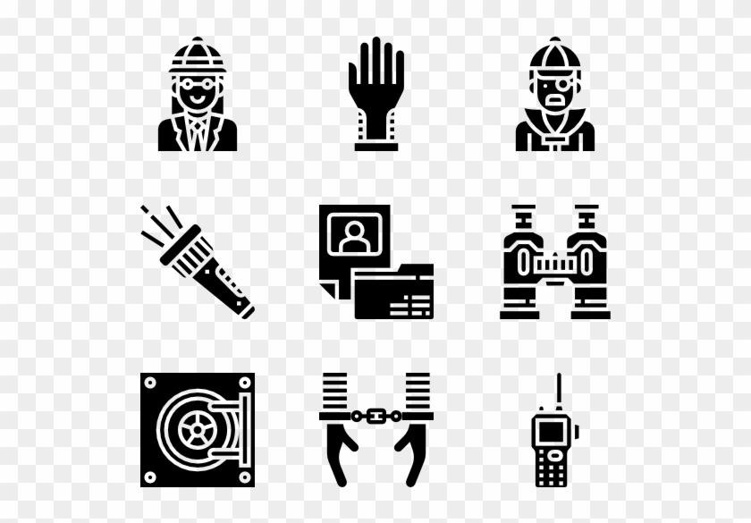 Footprint Svg Detective - Illustration Clipart #4035270