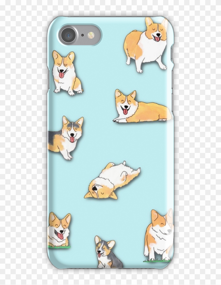 Corgi's Iphone 7 Snap Case - Cartoon Clipart
