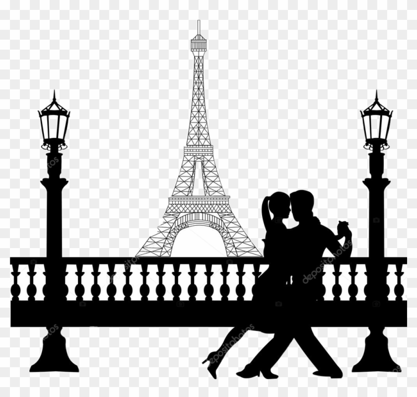 #paris #love #picsart #freetoedit - Paris Silhouette Clipart #4036450