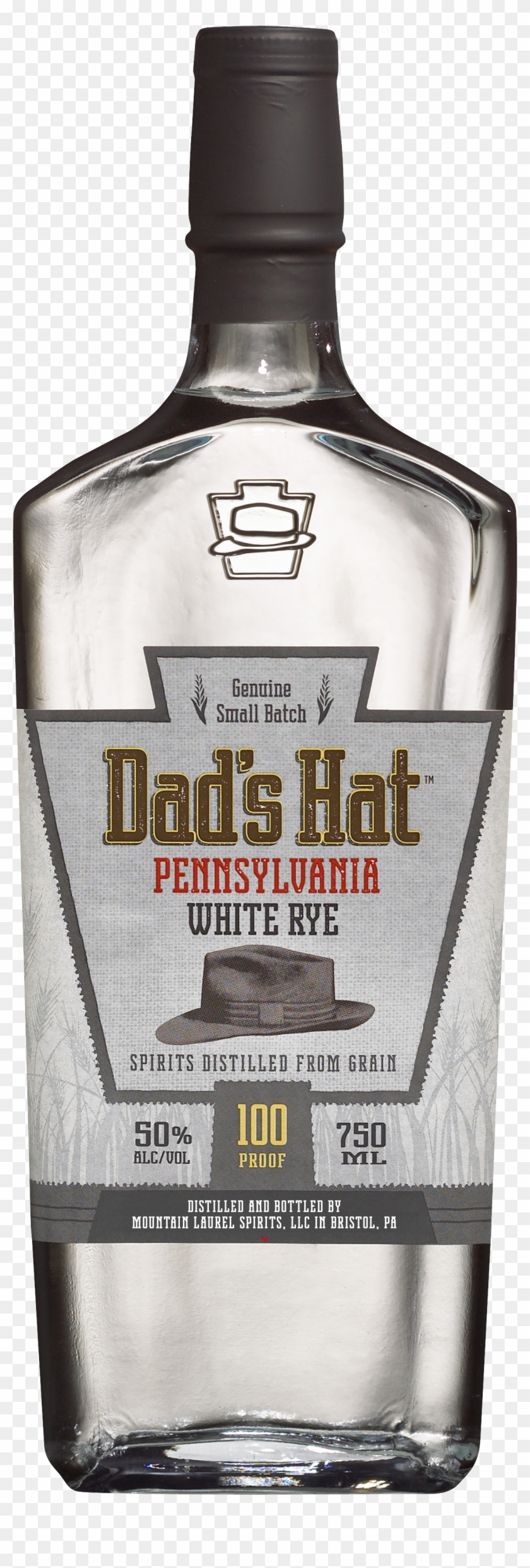 White Rye Bottle Front Silhouette - Liqueur Clipart #4036800