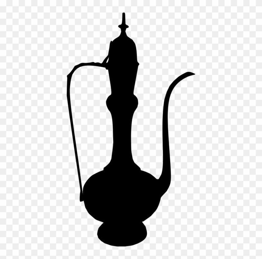 Wine Silhouette Jug Bottle Pitcher - Черно Белый Кувшин Блюдо Clipart