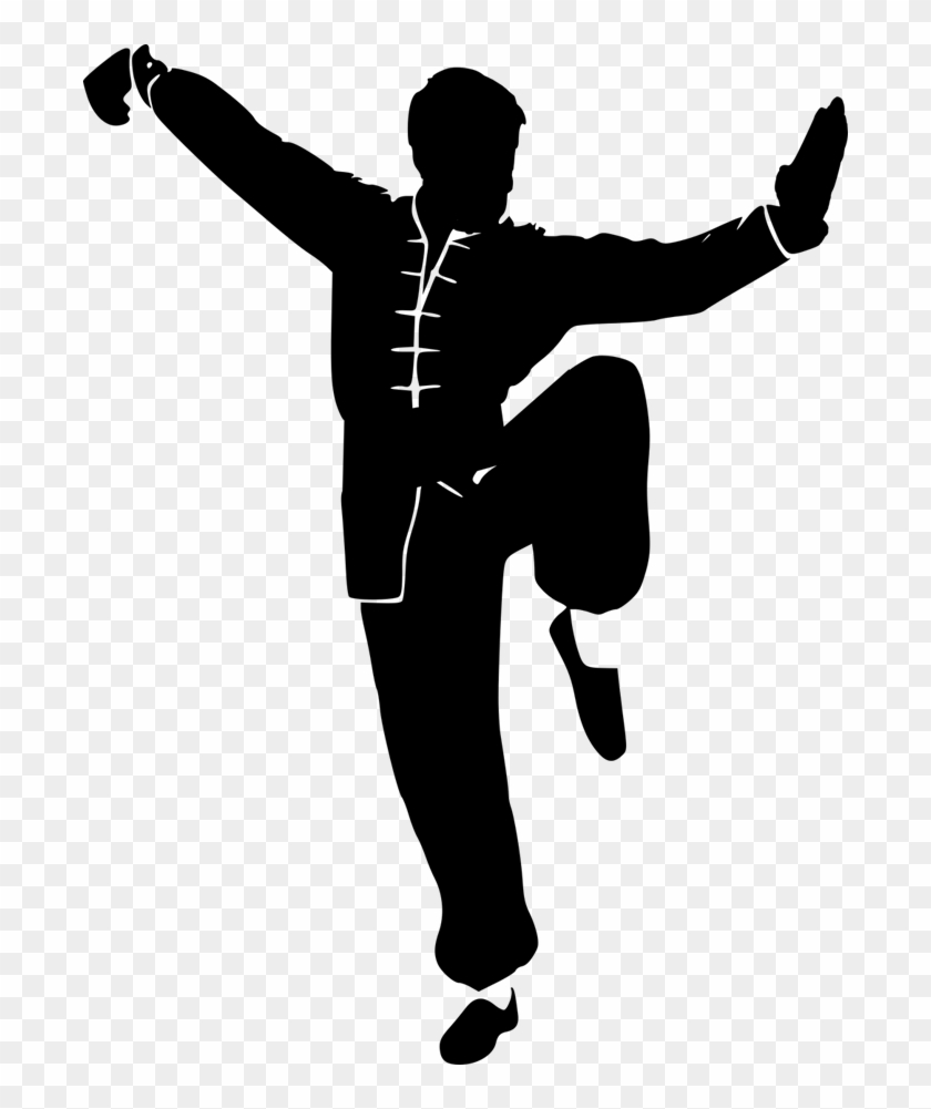 Kunf Fu - Kung Fu Silhouette Clipart