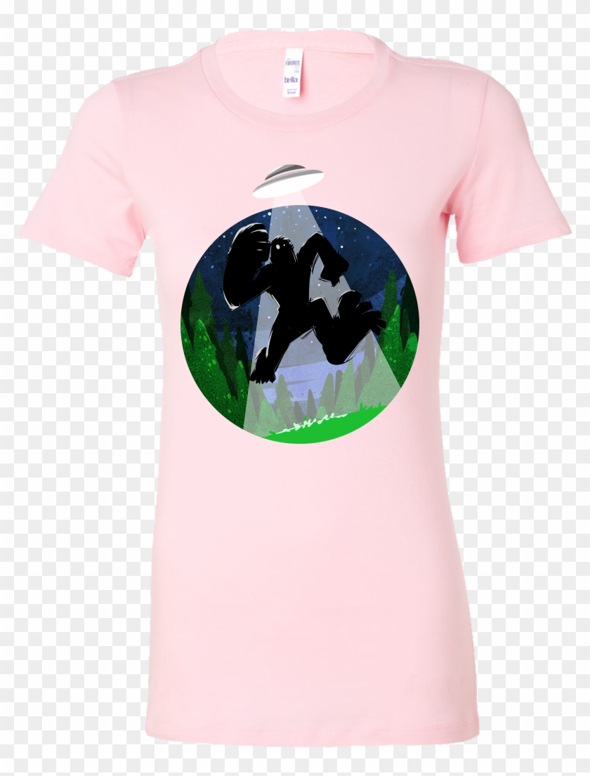 Bigfoot Sasquatch Silhouette Funny Abduction Bella - Indian Elephant Clipart #4037170