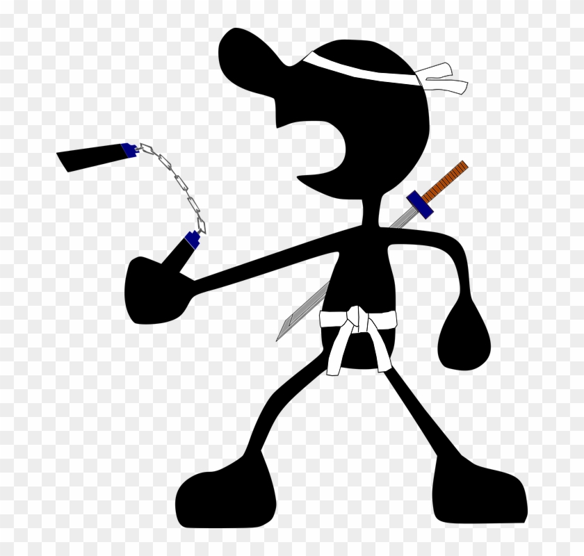Fighter, Martial Arts, Asian, Japanese, Character - Mr Game And Watch Smash Ultimate Clipart #4037211