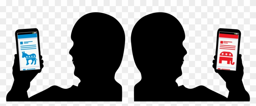 For The More Than 200 Million Americans On Facebook, - Silhouette Clipart