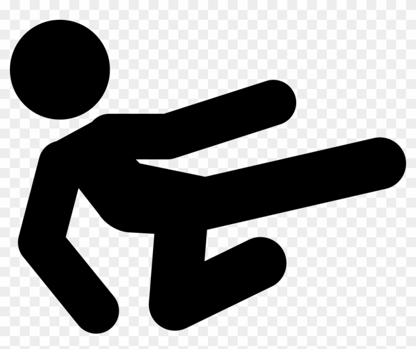 Martial Arts Fighter Silhouette Comments - Fighter Icon Clipart