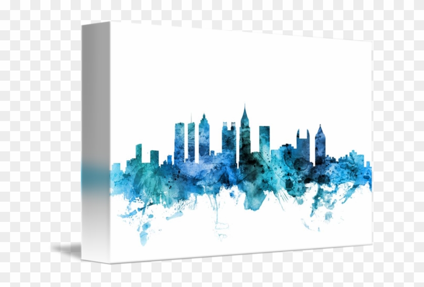 Atlanta Skyline Png - Atlanta Skyline Poster Clipart
