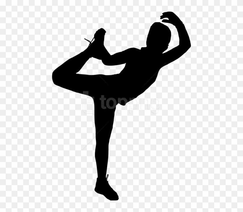 Free Png Fitness Silhouette Png - Dancer Clipart #4037304