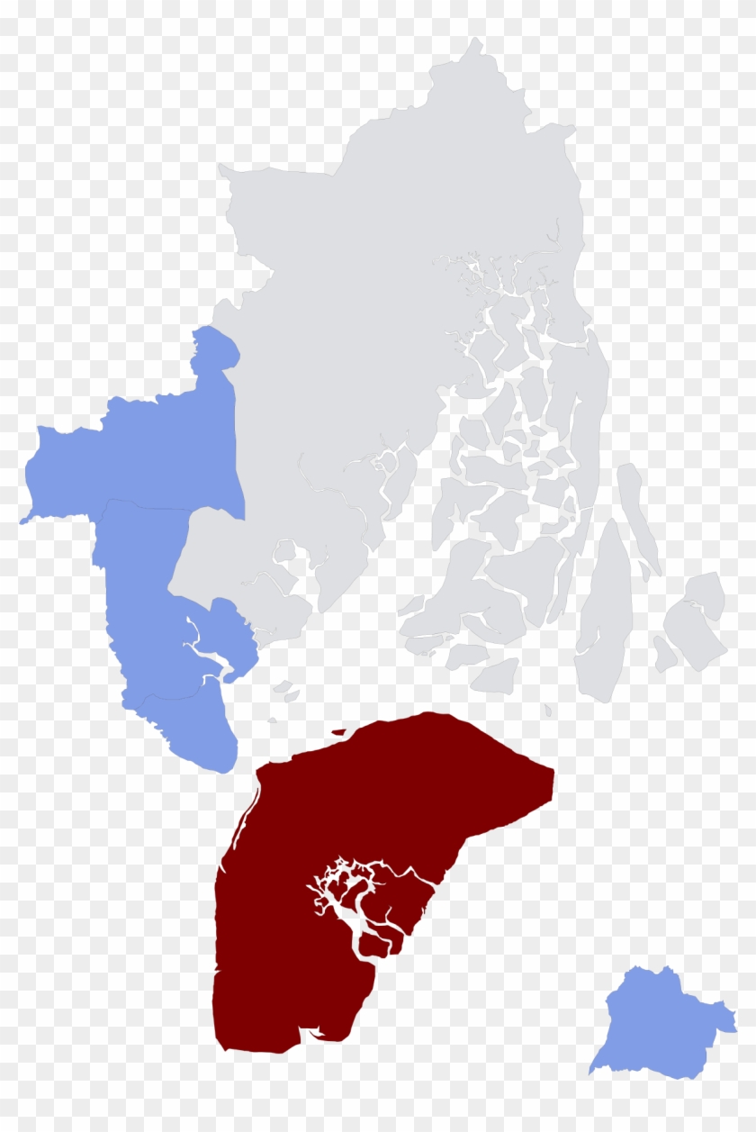 Puná Island - Mapa Del Canton Guayaquil Parroquias Clipart #4037309