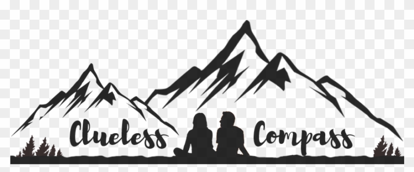 Clueless Compass - Silhouette Clipart #4037492