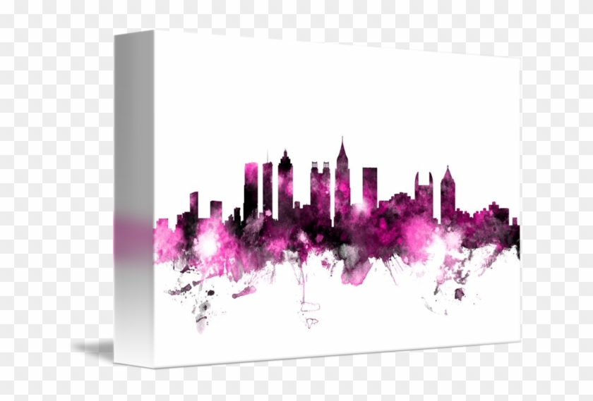 Atlanta Skyline Png Transparent Background - Atlanta Georgia Skyline Clipart #4037498